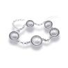 Buy cheap Exquisite Meteorite 925 Sterling Silver Ball Bracelet Handmade Meteorites Jewelry from wholesalers