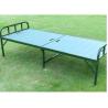 Buy cheap Field Steel Plastic Bed Camp Army Bed Portable Folding Bed Military Green Outdoor Training Bed from wholesalers