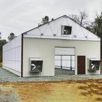 Buy cheap Single-Span Hoop Greenhouse Automatic 100% Blackout Light Deprivation Greenhouse product