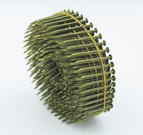 2.3*50mm 16 Degree Galvanized Wire Welded Coil Ring Nails