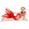 Buy cheap Beauty Flower Fin Swimmable Mermaid Tails For Girls , High Elasticity Fabric Mermaid Tail from wholesalers