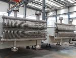 Industrial Cooling Air Cooler Heat Exchanger Copper Tube Material Louvered Fin