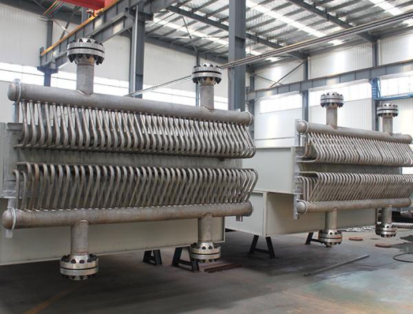 Industrial Cooling Air Cooler Heat Exchanger Copper Tube Material Louvered Fin