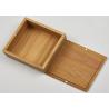 Buy cheap Small Natural Storage Bamboo Gift Box With Custom Logo For Packaging from wholesalers