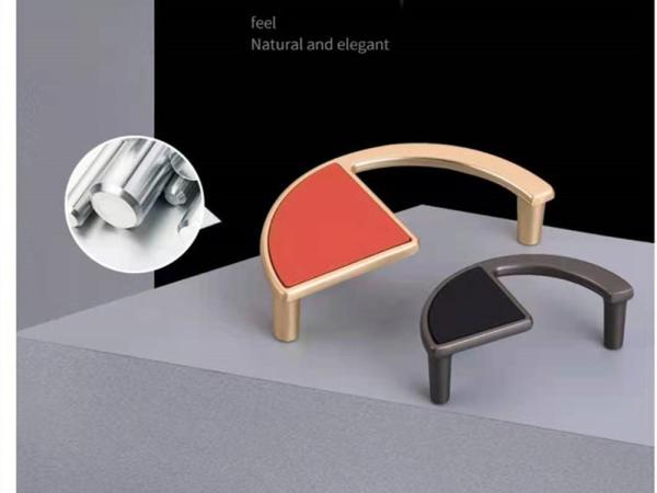 2pcs free shipping Sweden Style Furniture Handle Kitchen CLeather Pulls cupboard