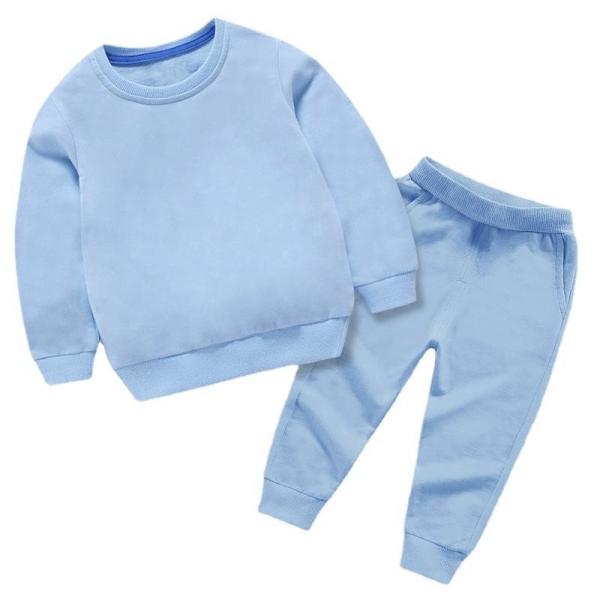 Buy cheap Children'S Outfit Sets Solid Color Sweater Sets Children'S Cotton Two Piece from wholesalers