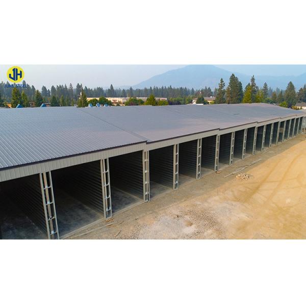Buy cheap Painted Light Structural Construction Materials Prefab Metal Steel Buildings Warehouses from wholesalers