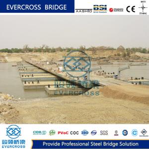 Buy cheap Flexible Military Floating Bridge Temporary Walking Bridge Reusable from wholesalers