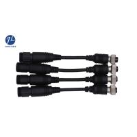 Buy cheap Waterproof Shielded Reverse Camera Cable With 4 Pin Female To 6 Pin Female Plug product