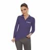 Buy cheap Purple Horse Riding Base Layer Women Equestrian Shirts Elastic Clothing from wholesalers