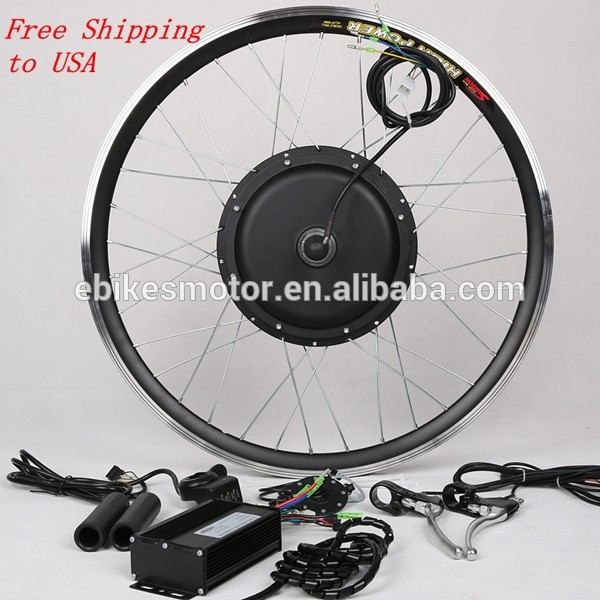 26'' electric bike kit rear wheel 48v 1000w electric bike kit