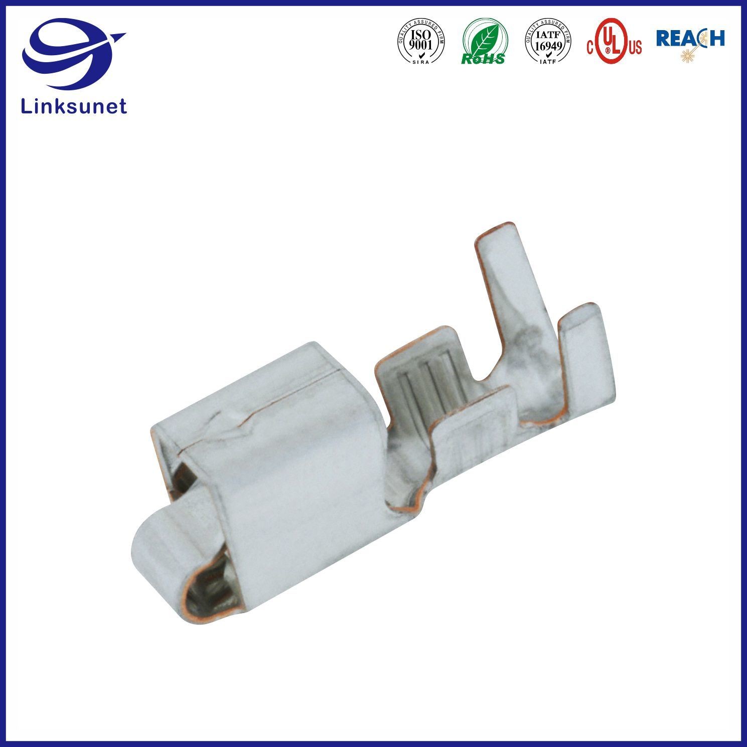 Economy Power Female Socket 250 V Terminals for Lighting Wire Harness