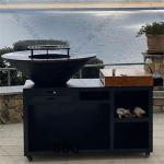ISO9001 Assembled Outdoor Garden Charcoal Barbecue Grills Heavy Duty