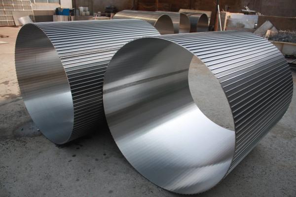 Buy cheap Stainless Steel Wedge Wire Screen 7-10 Mm High Strength Filtration Aperture 25-350 Micron from wholesalers