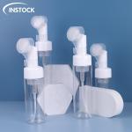100ml 120ml 150ml 200ml 250ml PET Mousse Pump Bottle With Heart Shape Pump