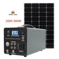 Buy cheap Wholesale Outdoor Camping Generator 300W Solar Portable Power Station with LCD product