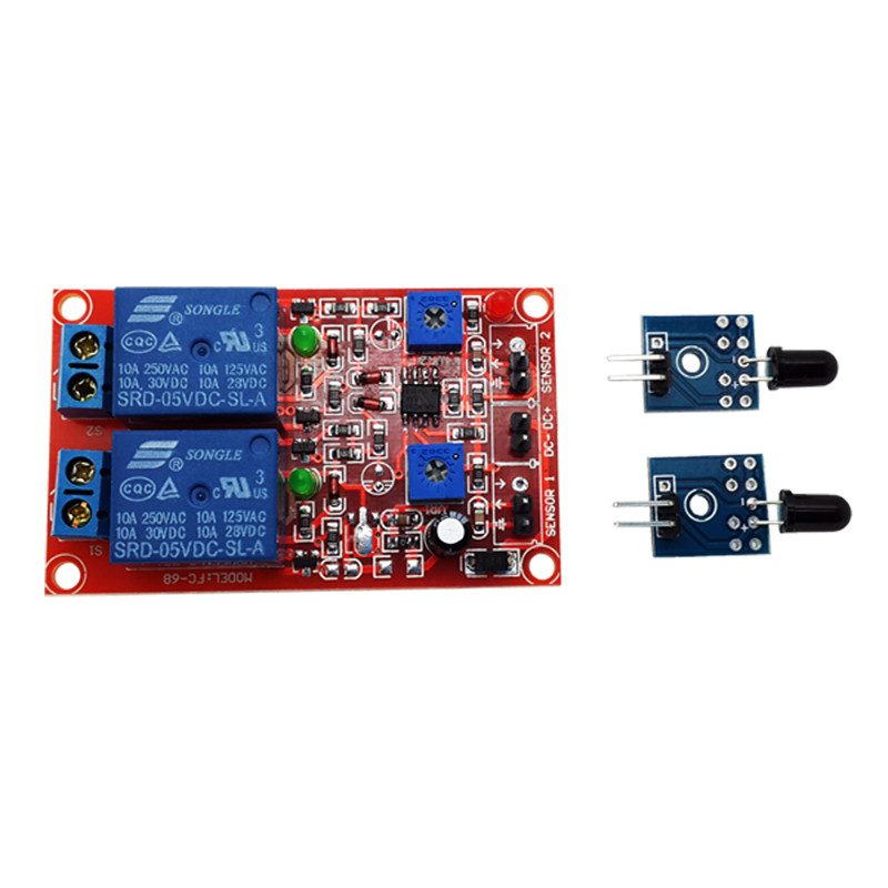 Buy cheap 2-way-12V flame sensor module With Relay Module from wholesalers