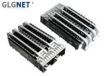 Buy cheap 2 Ports SFP+ Cage Connector with Light Pipe Heat Sink 10G Ethernet Shield Cage from wholesalers
