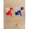 Buy cheap Trigger Sprayer Cosmetic 28mm 28/400 28/410 Ribbed Blue White Portable Hand Pump Plastic Heavy Duty Cleaning from wholesalers