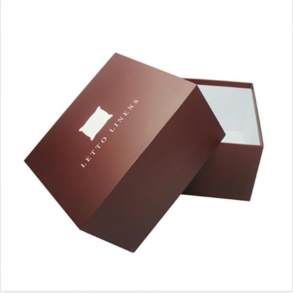 Buy cheap Dark Red Recyclable Package Paper Box , Rigid Cardboard Box Gift Packaging from wholesalers