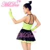 Buy cheap 3 Colours Fancy Girls Jazz Dance Dress with Rhinestones Chocker Collar Dance Competition Costumes from wholesalers