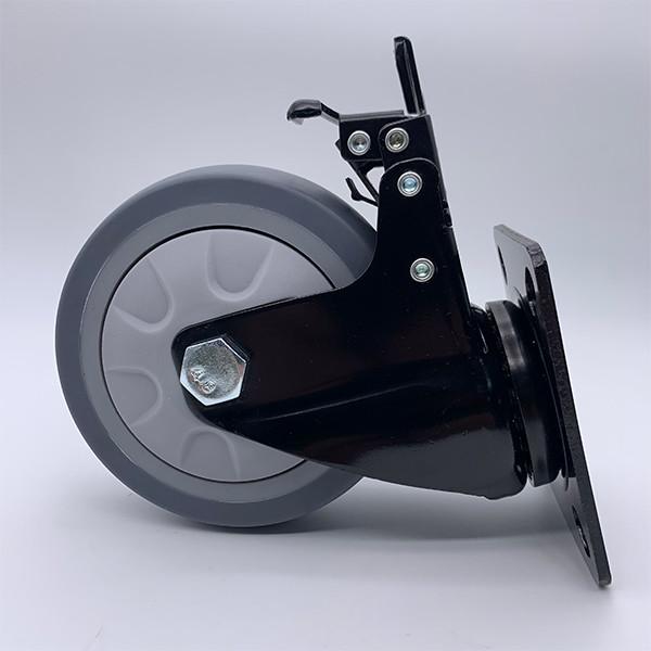 Buy cheap 3'' 4'' 5'' Lockable Soft TPR Rubber Tread Industrial Caster Wheels from wholesalers