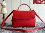 Female European and American fashion leather handbags embossed first layer of