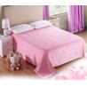 Buy cheap Pink / Red Solid Flannel Blanket , Thick Flannel Blanket With Queen / King / Full Size from wholesalers