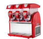 Professional Commercial 3 Flavor Frozen Slush Machine 220v 360 Degree Wrap
