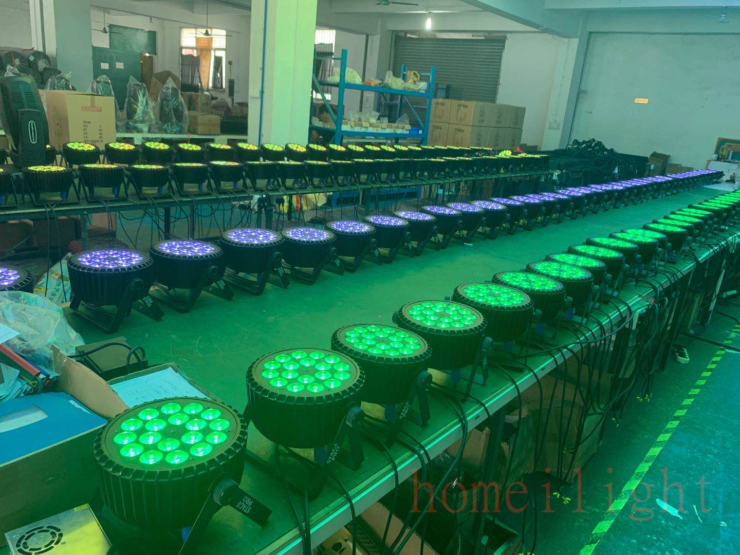 18pcs 18W RGBWA UV LED Slim Par Lights , Wedding DJ LED Uplighting