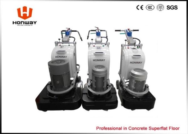 Square Grinding Plates Concrete Floor Grinding And Polishing Equipment 30L Water