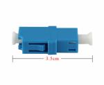 OEM / ODM LC SX Fiber Optic Adapters Without Flange FTTH LAN CATV Telecom