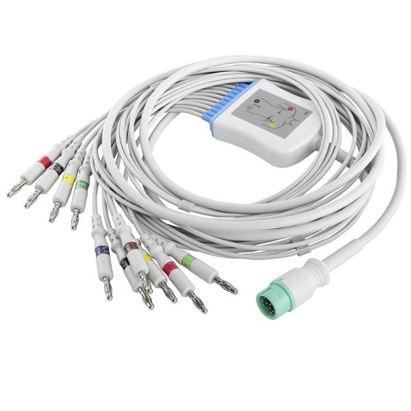 Buy cheap Comen M2461A EKG Cable and Leadwires IEC 4.0 Banana Connector ECG Cable from wholesalers