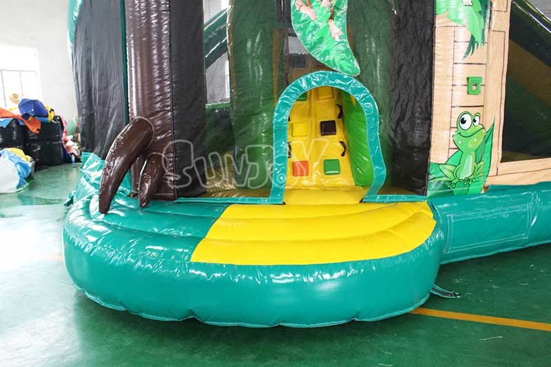 Jungle Playground Bouncy Castle Slide Inflatable Play Park