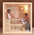 4 People Dry Steam Room Equipment Durable White Pine Wood With Sauna Accessories