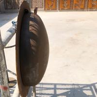Buy cheap 600mm Wall Hanging Barbecue 23.6 Inch Wood Burning Fire Pits product