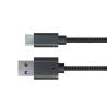 Buy cheap Black Kevlar Charging Cord , 5G 3Feet Usb 3.0 Fast Charging Cable from wholesalers