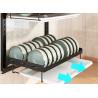 Buy cheap Removable 400*280*420mm 2 Layer Dish Drying Rack / Carbon Steel Dish Drainer from wholesalers