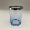 Buy cheap Bathroom Cleaning Glass Bath Accessories Set Ombre Blue Bubble Effect from wholesalers