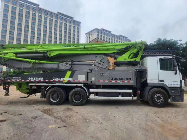 Buy cheap Spare Parts 49m Truck Mounted Pump Mercedes Benz Chassis Zoomlion Concrete Boom Pump from wholesalers