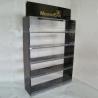 Buy cheap 5 Layers Black Acrylic Shelves Branded Display Stands On Table Top from wholesalers