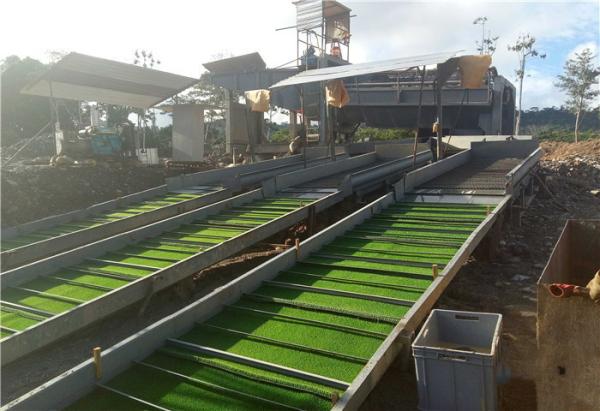 Buy cheap 400m3/H,95Kw Power, 9m Length ,Steel,Rotary Movable,Gold Washing Trommel Screen from wholesalers