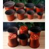 Buy cheap New Design 3 Inch Plastic Nursery Pots Soft Brown Colour Plastic Flower Pot from wholesalers