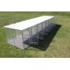 Buy cheap Powder Coated Outdoor Metal Dog Kennel Welded Wire Mesh 3000mm Length from wholesalers