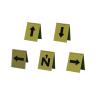 Buy cheap P077 Hinge type yellow plastic photo direction indicatoers(up,down,left,right,north) from wholesalers