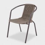 Hotel Garden Balcony Beach Stackable Armchair Woven PE Rattan Wicker Dining