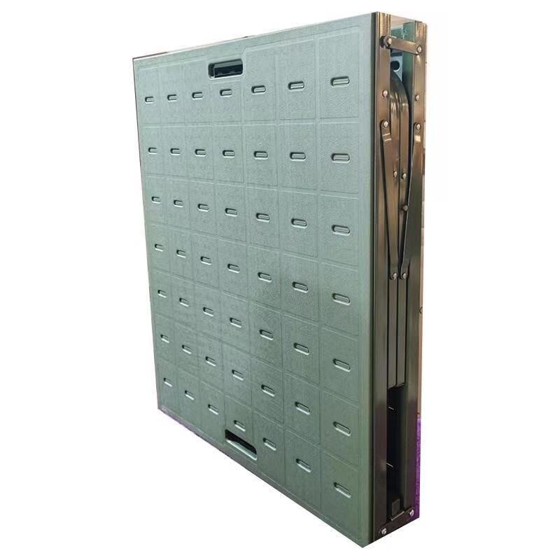 Field Folding Bed Outdoor Two-Fold Blow Molded Portable All-Plastic Folding Army Military Bed