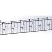 Buy cheap ISO9001 600cm Self Locking Head Gates For Cattle Farm Animals Equipment product