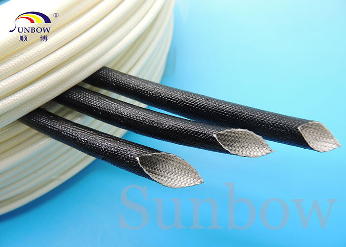 155C Class F Braided Fiber Glass Sleeving Coated Acrylic Resin 2500V