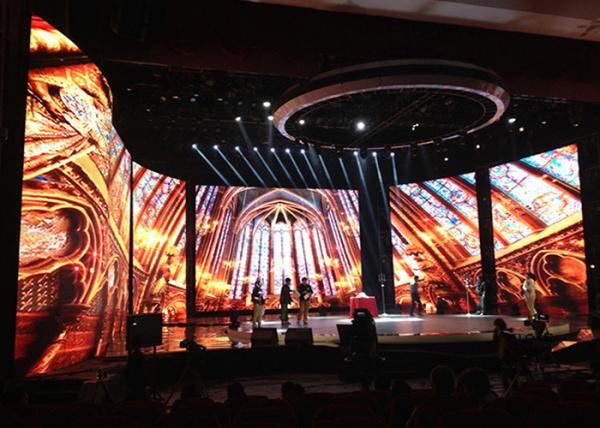 Buy cheap ODM P3 Curve Stage Background Led Display Big Screen 64x64 Dots from wholesalers